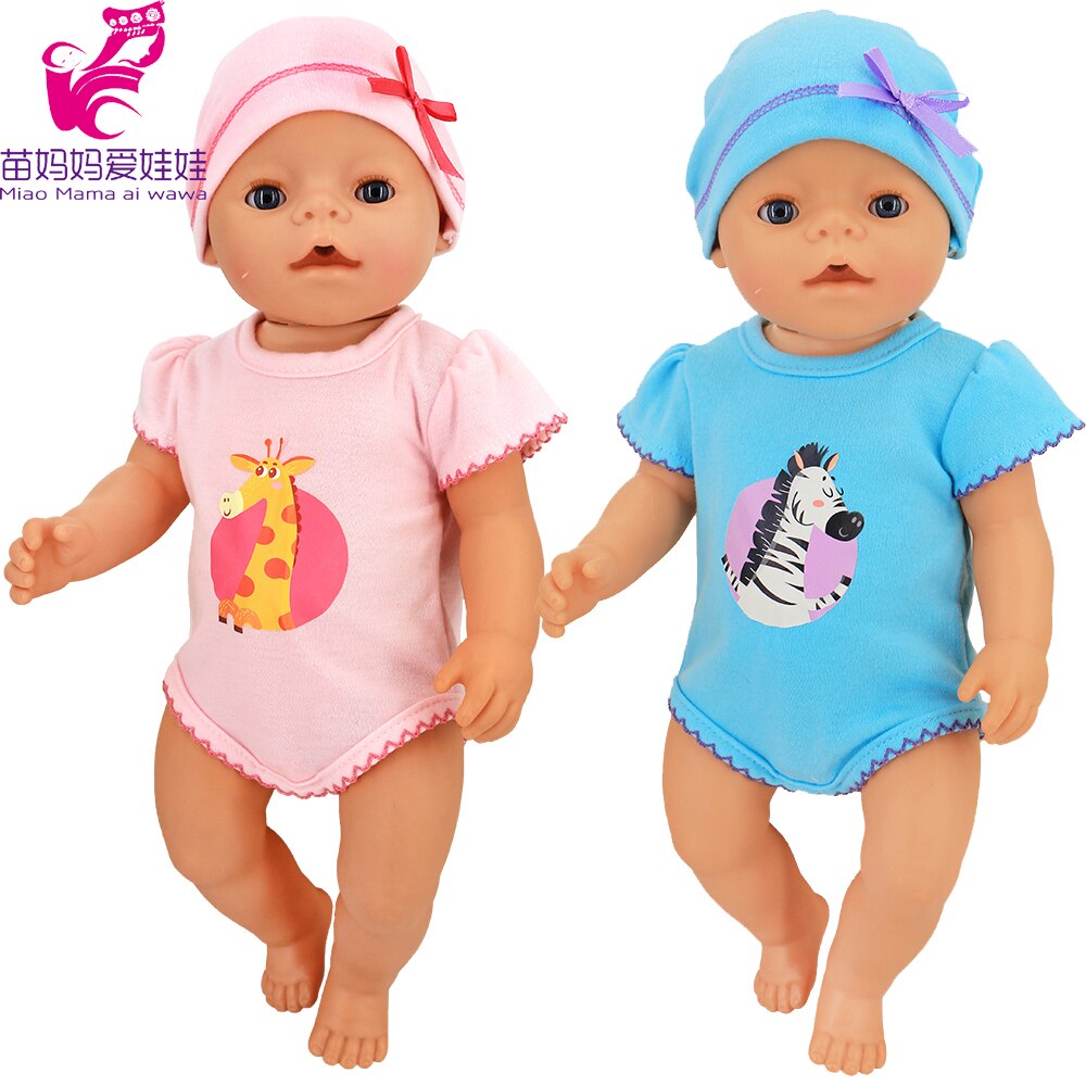 40cm reborn baby docka kläder kanin overall för 40cm docka jumpsuit nenuco y su hermanita 18 tum flick docka kläder