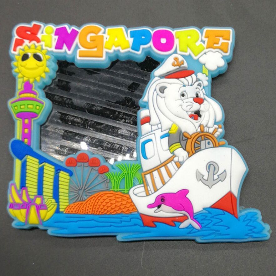 Singapore Rubber Fridge Magnet Tourist Souvenirs Refrigerator Magnetic Stickers Travel collection