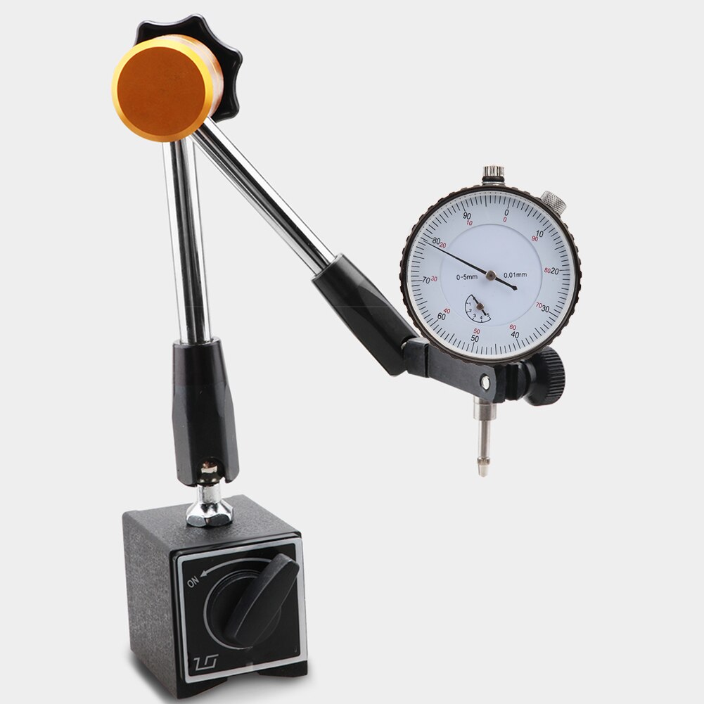 0.01mm Dial Indicator High Sensitivity Dial Test Indicator Round Dial Gauge Meter Micrometer Accuracy Measurement Tool
