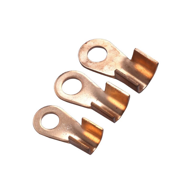 Open Barrel Copper Ring Lug battery Terminals Wire Crimp Connector OT 3A 10A 20A 30A 40A 50A 60A 80A 100A