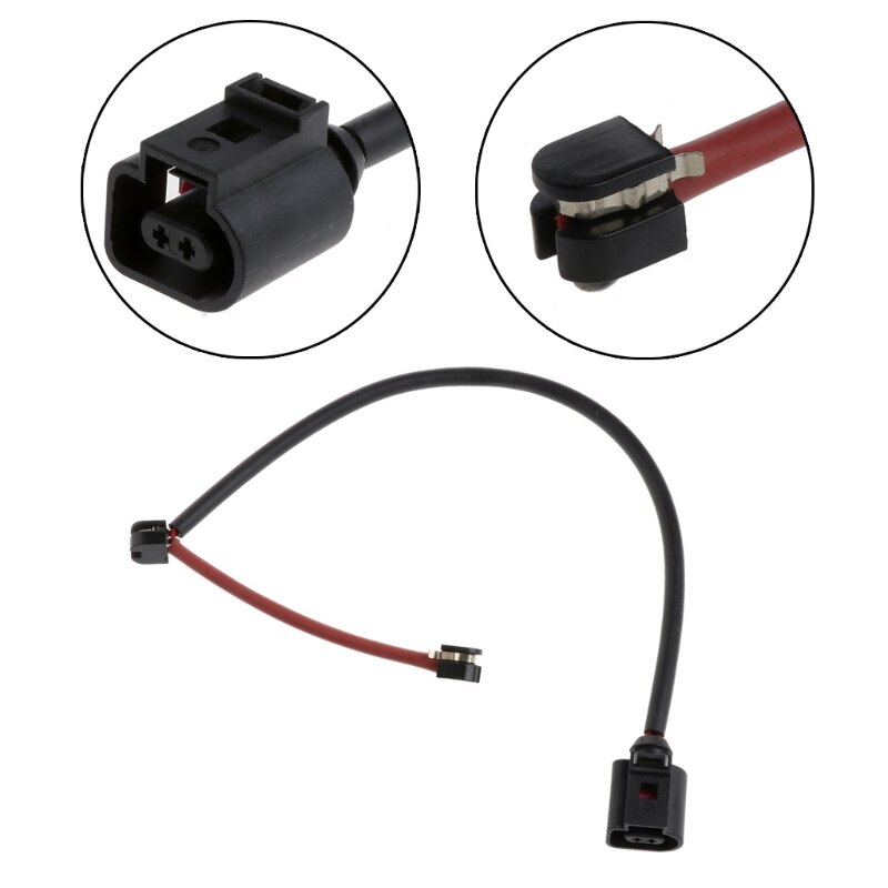 2 stk slitasje sensor på bakre bremsekloss for  q7 cayenne touareg 7 l 0907637+7 l 0907637c