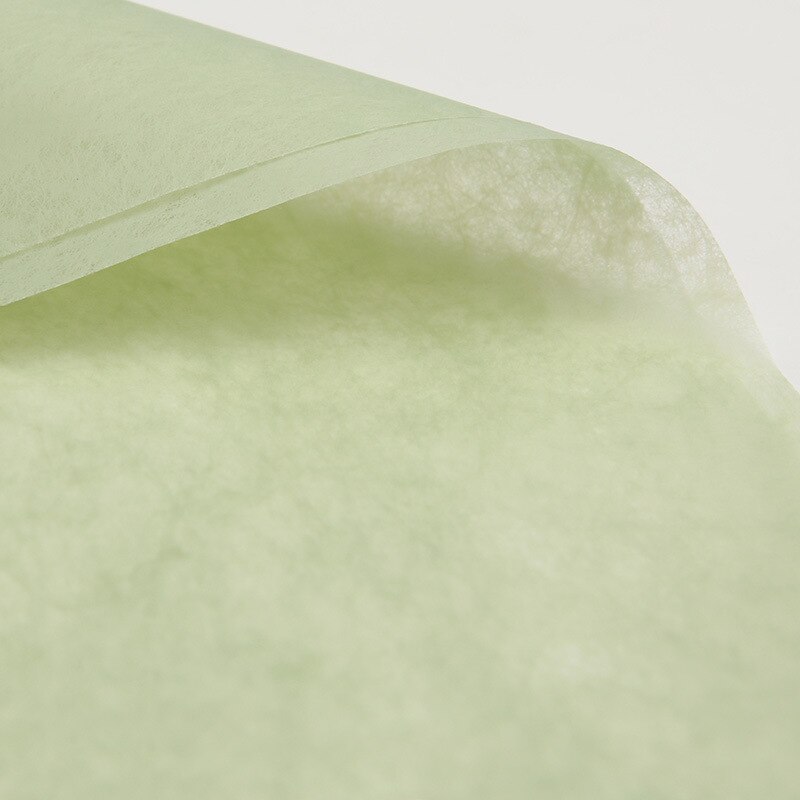 Papier de soie en coton nuage 58x58cm, emballage doublé, pour Bouquet de fleurs, papier artisanal pour , pour fleuriste: water green