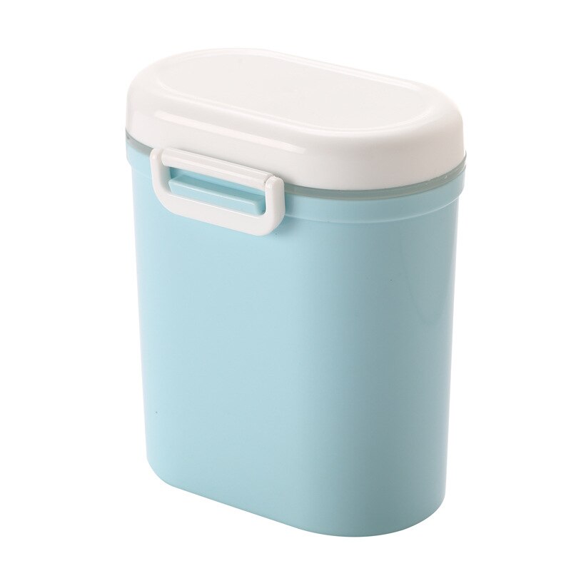 Boîte de stockage de lait en poudre pour bébé,distributeur de nourriture, conteneur, alimentation pour enfants, portable, PP,: blue