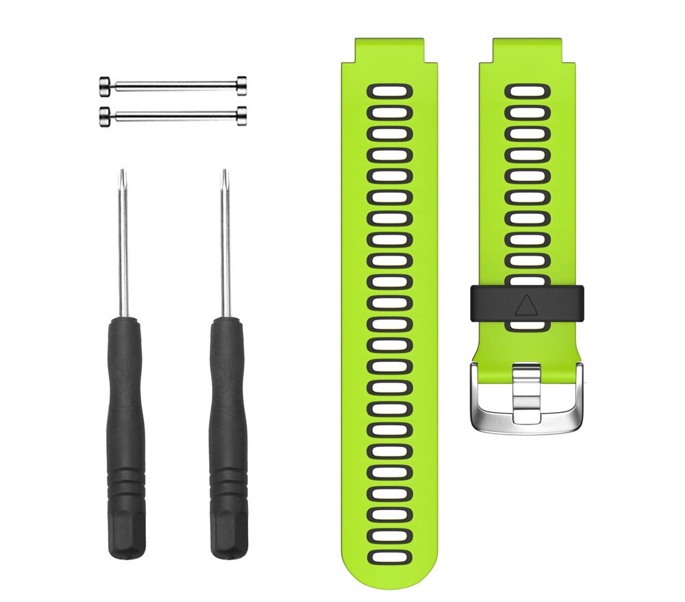 for Garmin Forerunner 735XT Watch Silicone Watchband For Garmin Forerunner 735 Replacement Wrist Watch Band bracelet strap: GN