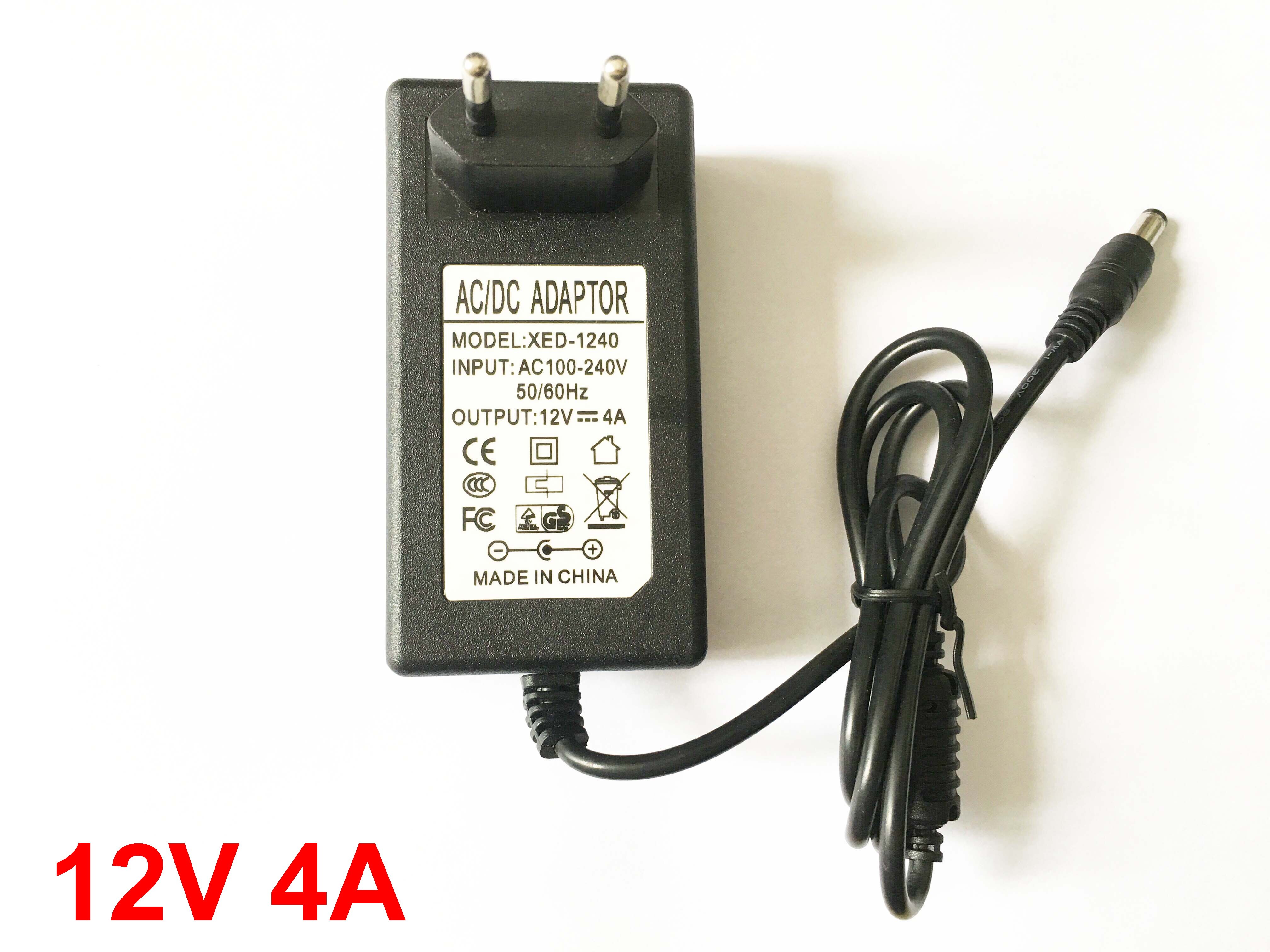 1 pcs 12 V 3A 4A 100 V-240 V Converter Adapter 36 W 48 W Power voeding DC 5.5mm x 2.1mm-2.5mm voor 5050/3528 LED Light