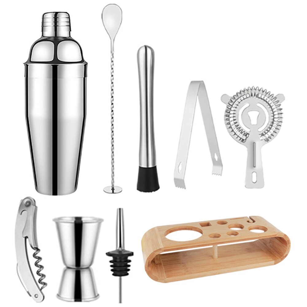 550ML/750ML Stainless Steel Mixer Wine Martini Cocktail Shaker Cocktail Shaker Bar Set Boston Shaker For Drink Party Bar Tools
