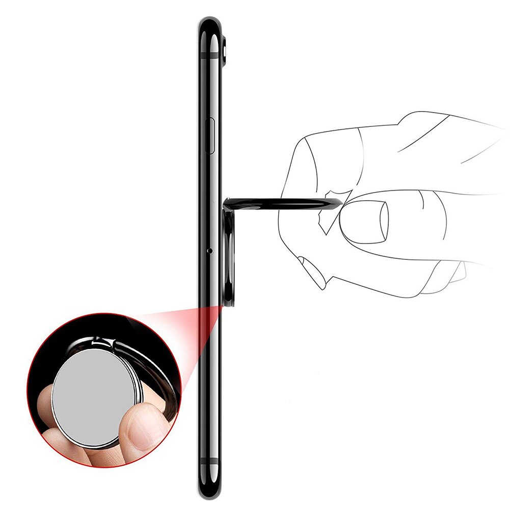 Aktualisierung Finger Ring Für Telefon Auto Halfter Halterung Luft entlüften Halterung Ständer Unterstützung Smartphone Auto Für Samsung IPhone Halfter Auto
