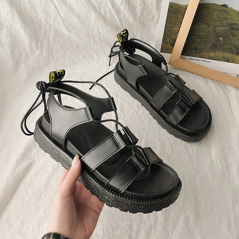 Vrouwen Sandalen Vrouwen Muffin Platform Sandalen Vrouwelijke Zomer Schoenen Student Mode Strand Schoenen Casual Sandalen Vrouwen Schoen: 5