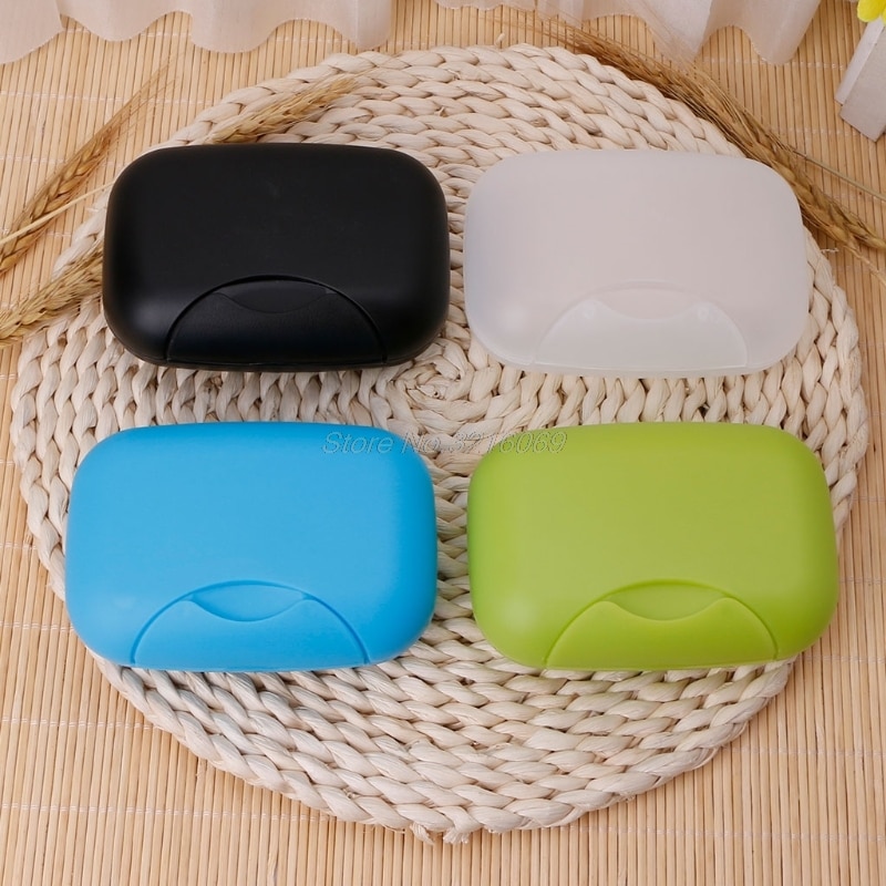 Draagbare Reizen Zeepbakje Box Case Holder Container Thuis Badkamer Douche Outdoor Oct15 Rental &
