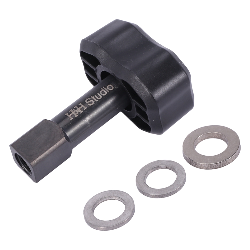Titanium Bicycle Seatpost Stopper Disc Stop for Brompton Folding Bike Accessories: black