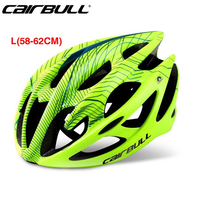 Radfahren Helm Superlight Rennrad Fahrrad Helm Atmungs MTB Berg Cascos Ciclismo 5 farben M L Größe: Grün L