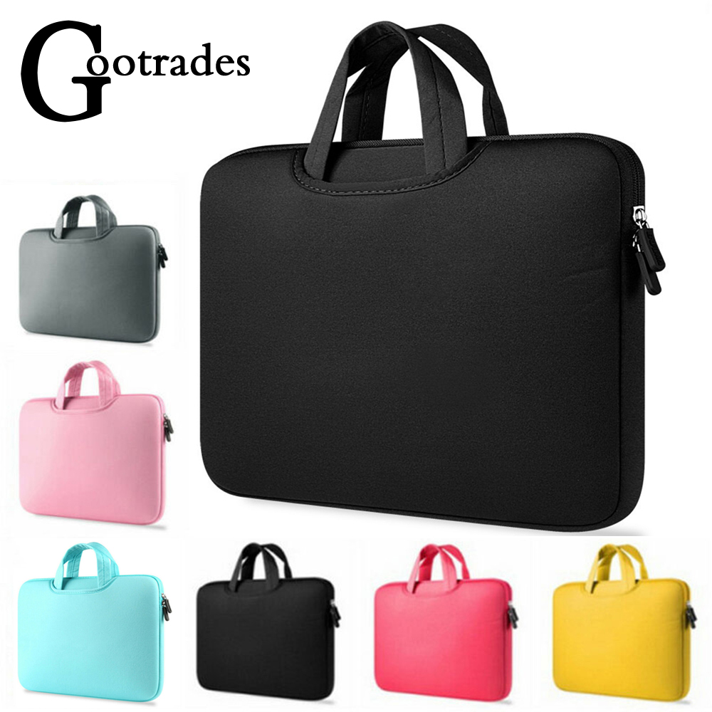 11 13 14 15 15.6 inch Laptop Bag Computer Sleeve Case Handbags Dual Zipper Shockproof Notebook Cover For Laptop MacBook Air Pro