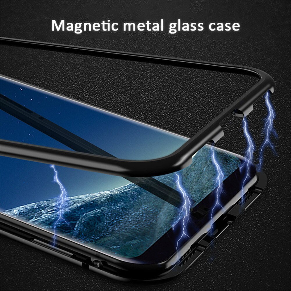 Magnetische Fall für huawei p30 Pro gehärtetem glas Abdeckung auf huwei p30 lite p 30 Pro licht p30lite p30Pro 30 lite zurück Abdeckung coque