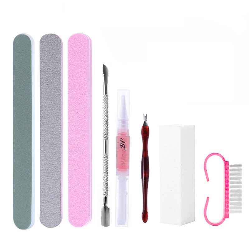 Nail Art Tool Set Salon Nail Kit Fix De Vingernagels Borstel: 04
