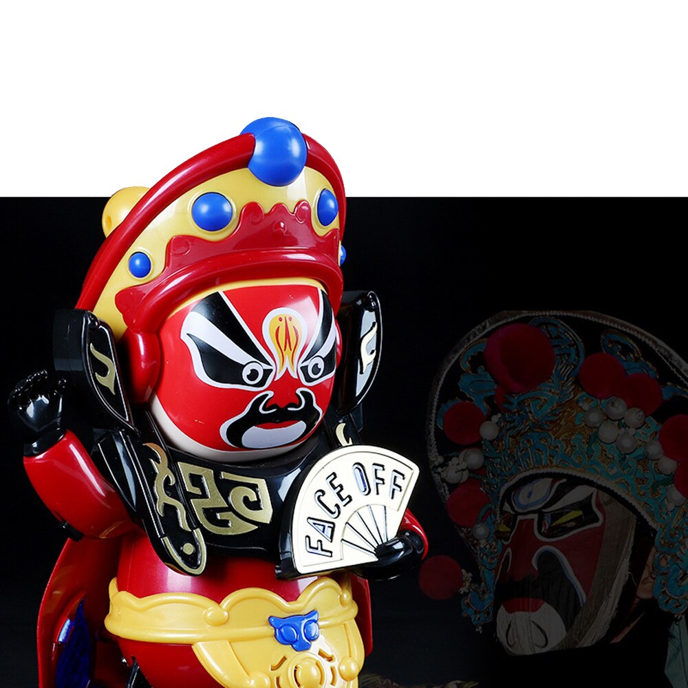Funny Classic Chinese Traditional Toys Change Face Interesting Culture Change Face Sichuan Opera Dancing Doll Interactive Toys