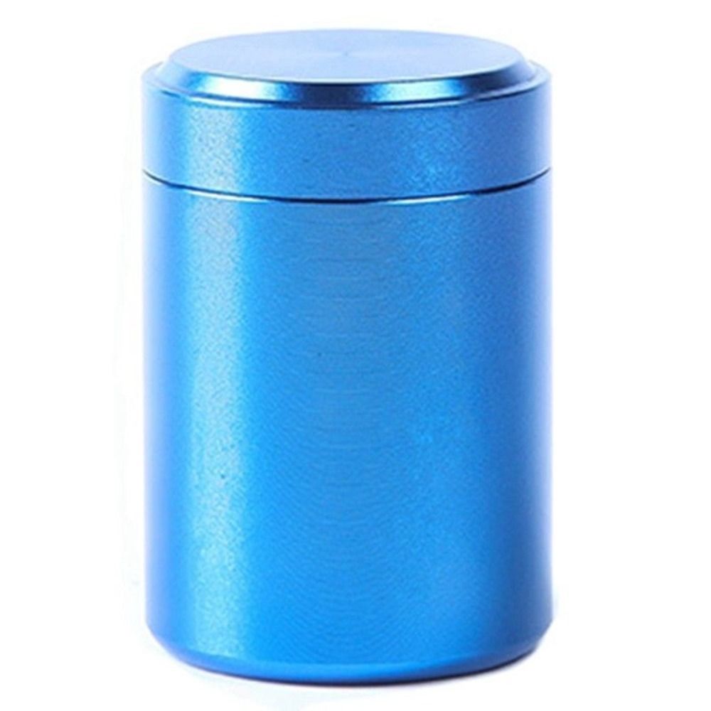Runde kleine Metall-Aluminium-Dosen versiegelt lose Tee-Verpackungs dosen reisen tragbare Behälter Glas Zucker Kaffee Süßigkeiten Veranstalter: Armee Grün