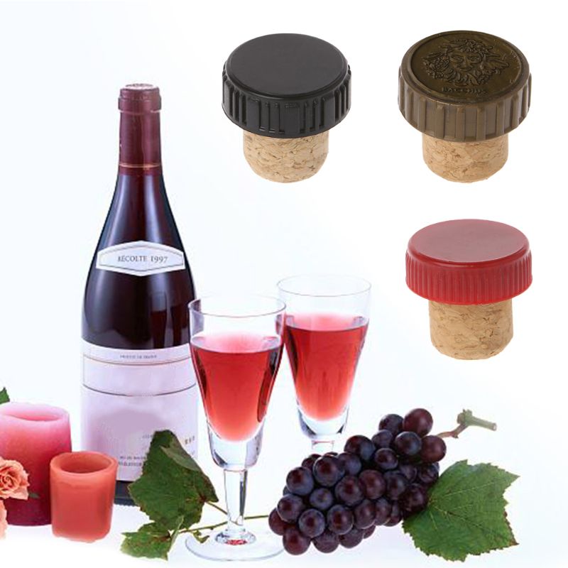 T-form Rot Wein Stopfen Kork Flasche Stecker Küche Bar Werkzeug Abdichtung Korken