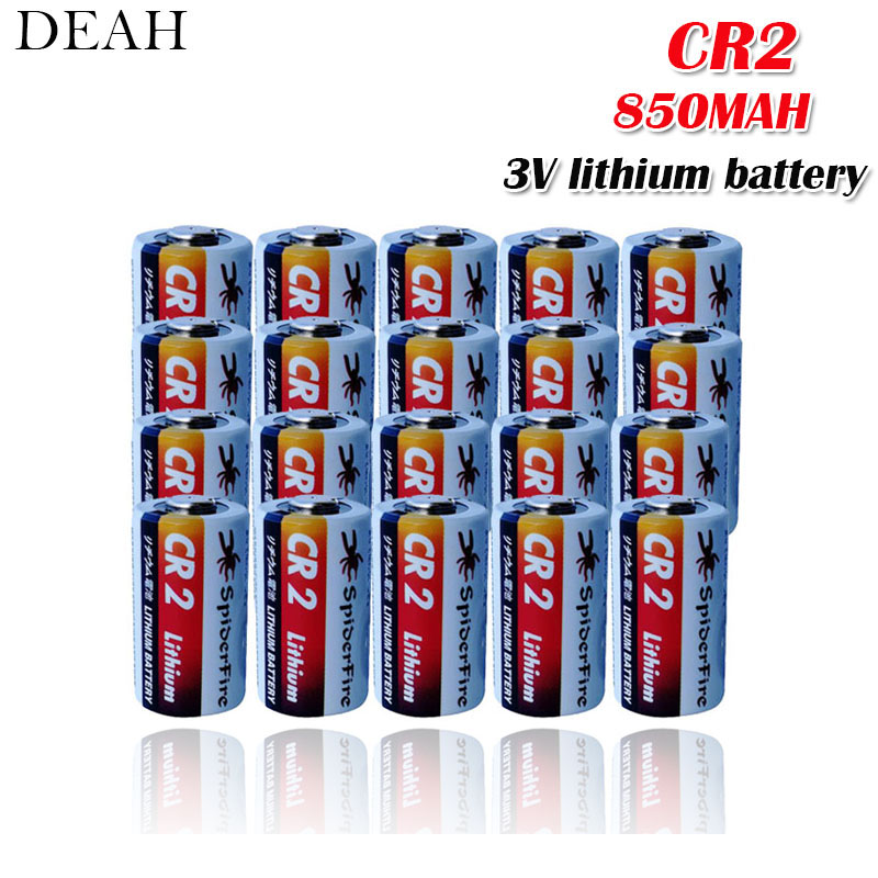 20Pcs 3V 850Mah CR2 CR15H270 CR15266 Lithium Batterij CR2 Voor Zaklamp Alarmsysteem Afstandsmeter Water Meter Primaire droge Batterij