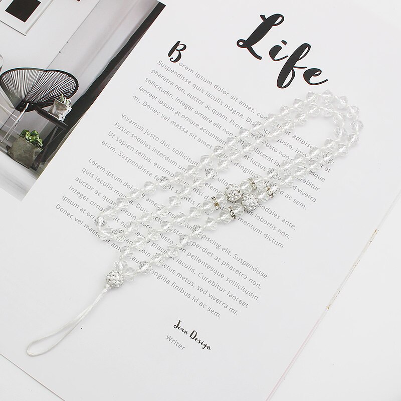 Mobiele Telefoon Riemen Pols Lanyard Riem String Voor Telefoon Iphone 7 8 X Usb Flash Drives Toetsen Sleutelhangers Lanyard Hals opknoping Riem: Long-white