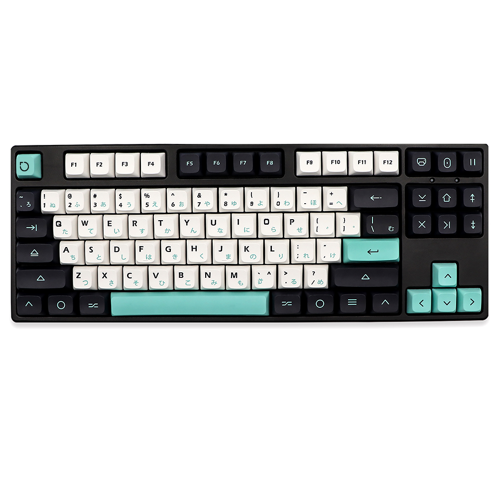 Geoma Keycap pbt XDA japonés coreano DE FR ES AZERTY Key Cap para dz60/RK61/gk64/68/84/980 teclado gmk Keycaps Alice Space bar