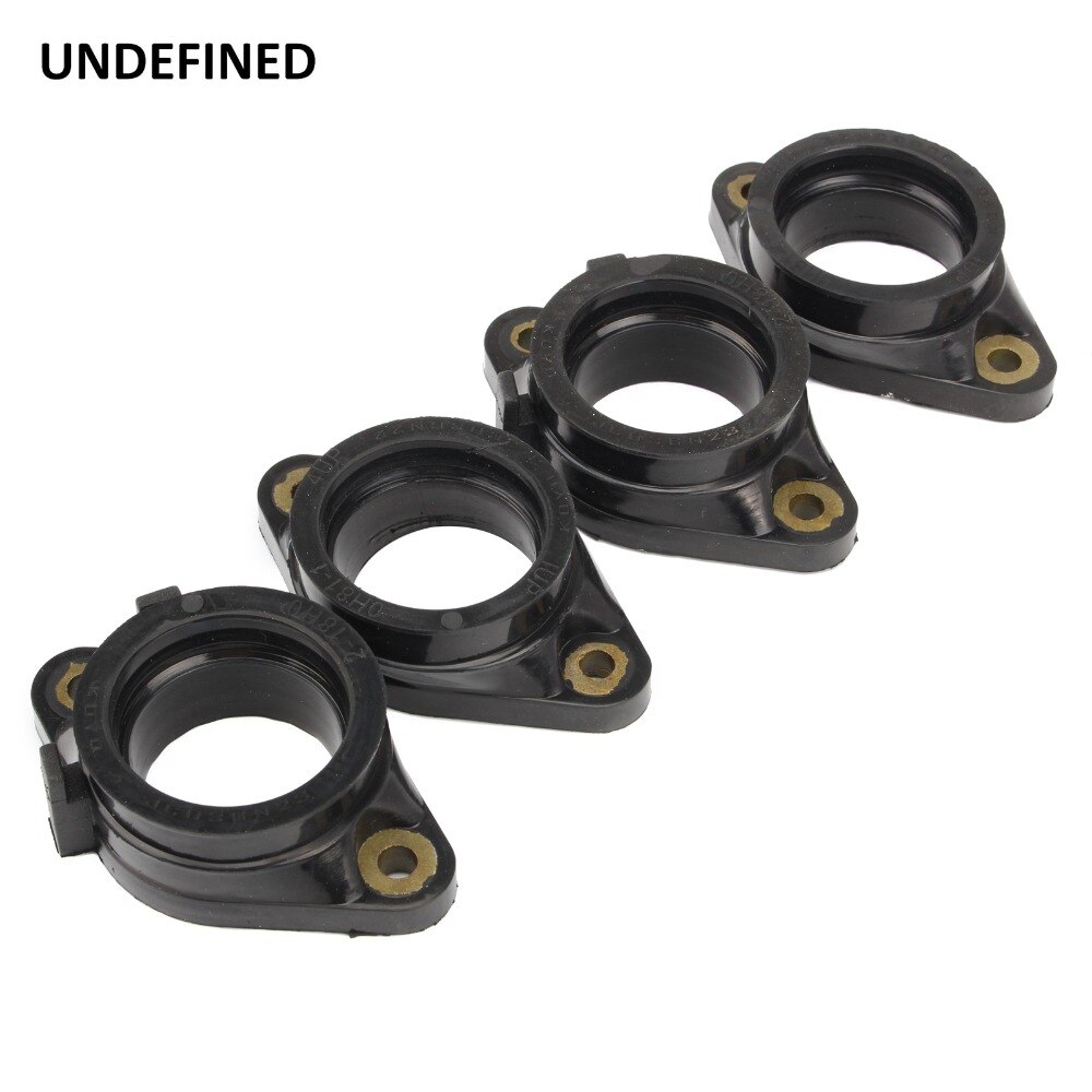 4 pcs Motorcycles Carburetor Intake Manifold Joint Boots Set for Suzuki GSF1250 Bandit GSX1250 2007 - UNDEFINED