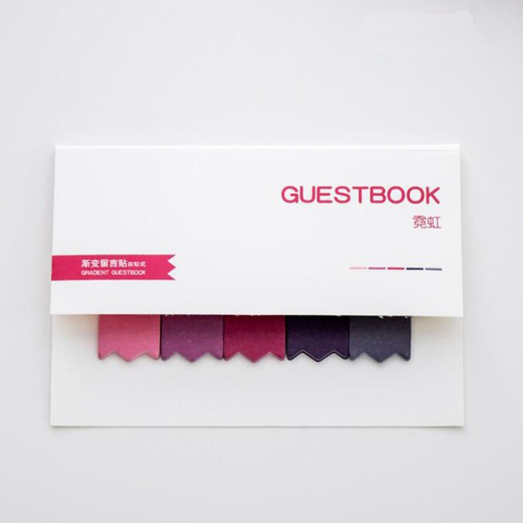 Sticky Signature Guest Books Notepad Scrapbook Sticker Supplies Post Notes durable practical Home Convenience Office Stationery