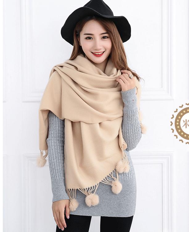 Écharpe longue en cachemire pour femme | de luxe, écharpe en cachemire solide, écharpe en laine enroulée, femmes Pashmina, châlets et écharpes d'hiver: camel
