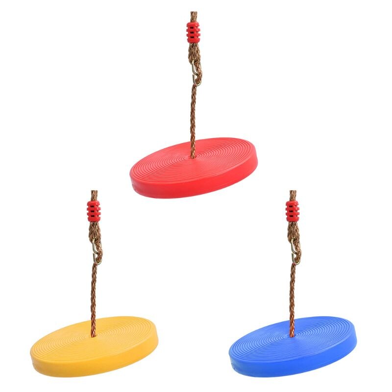 Plato redondo para colgar discos y cuerdas para niños, juguete de jardín, gimnasio, entretenimiento al aire libre 63HE