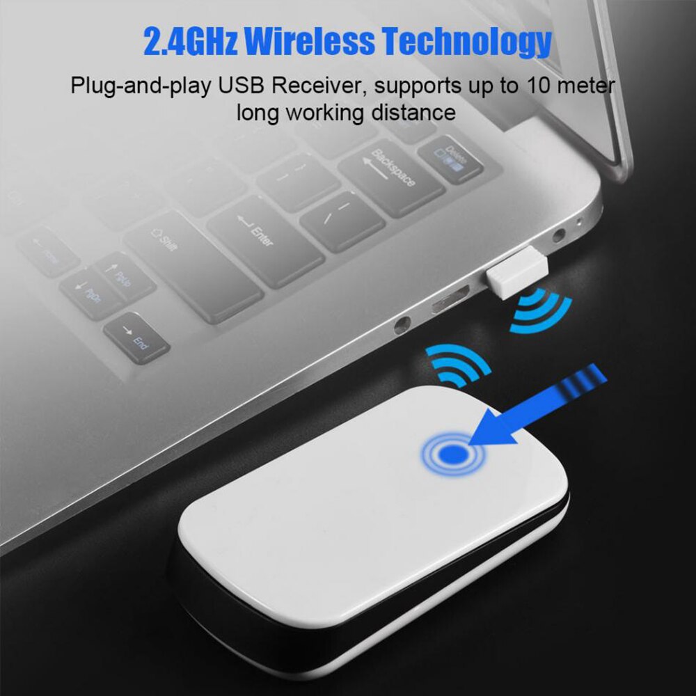 Wireless Touch Magic Mouse Ergonomic Ultra Thin Mice 1200DPI Optical Computer 2.4GHz Mice For Windows for Mac OS White