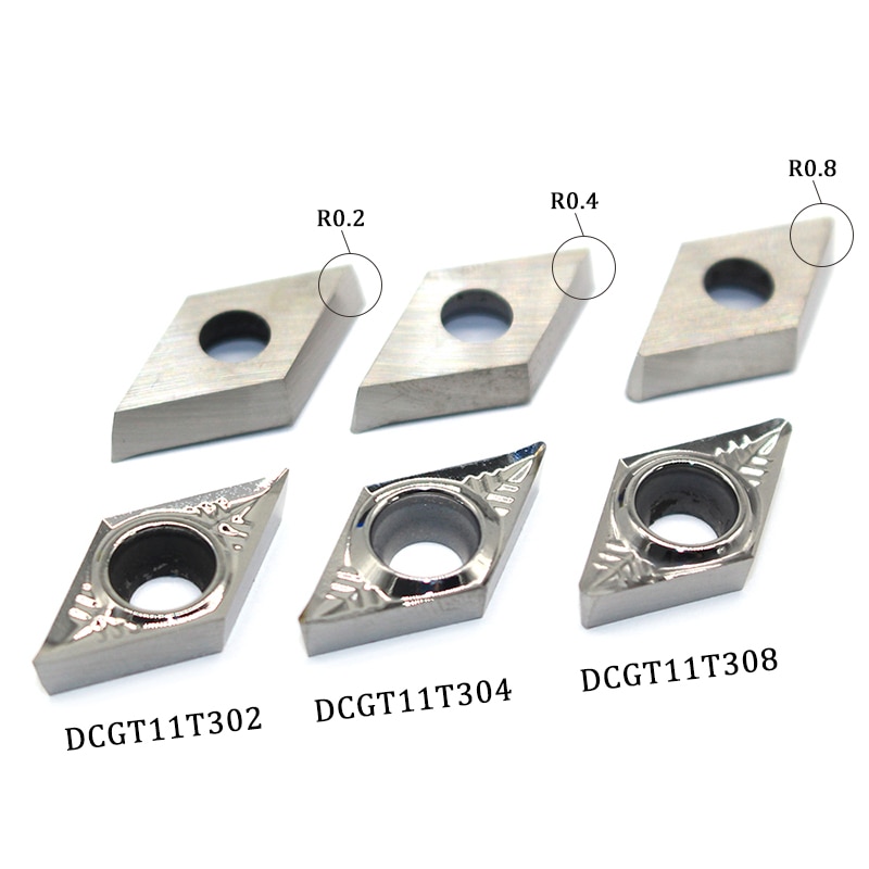 Dcgt 11 t 302 dcgt 11 t 304 dcgt 11 t 308 ak h01 100%  original skærfræser aluminiumslegering cnc drejebænk værktøj aluminium bearbejdning