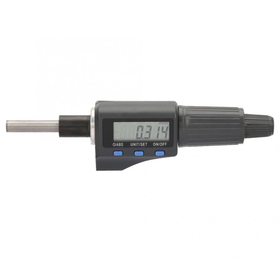 0.001mm Digital Micrometer Head 0-25mm Electronic Micrometer Head Support Unit Convert