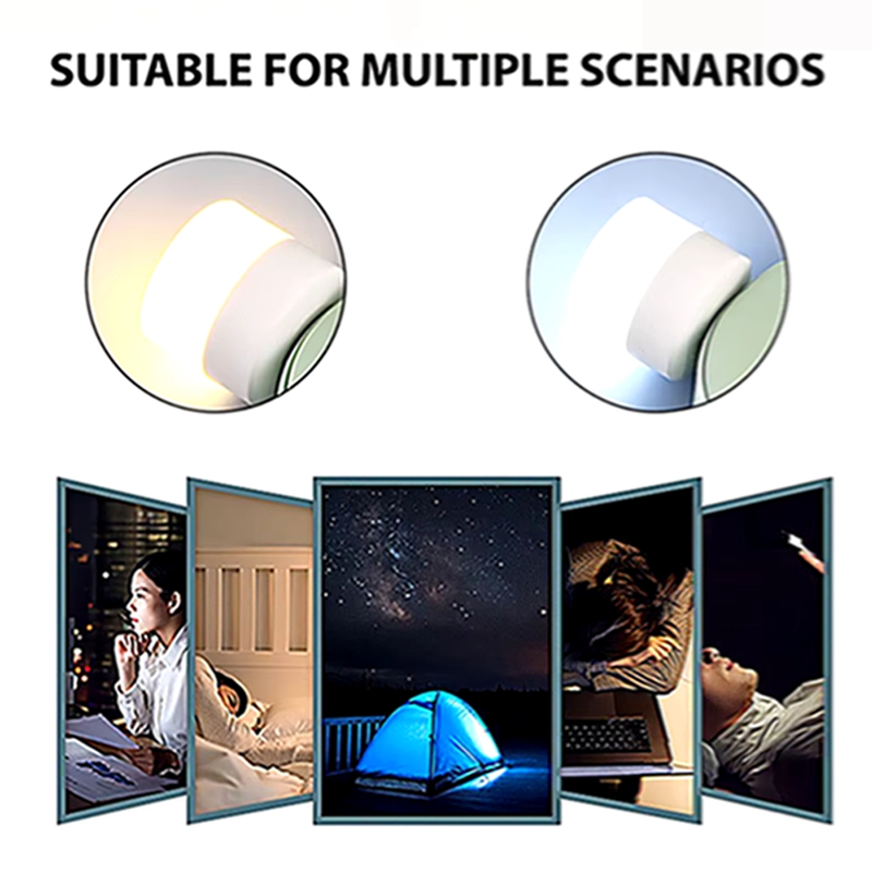 5/10Pcs USB Nachtlicht Warm Weiß Augenschutz Buch Lesen Licht USB Stecker Computer Mobile Power Lade LED Nacht Lampe ﻿