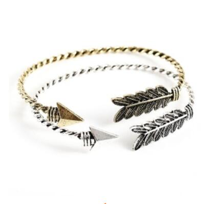 SL 027 czeski retro moda bransoletka minimalizm związane strzałka bransoletka kobiety otwarcia impreza biżuteria akcesoria fabryka bezpośredni