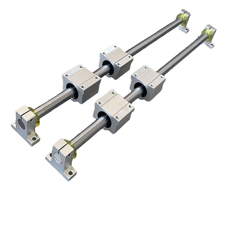 M8 M10 M12 M16 Optical Axis Guide Rail Set SCS8UU Block Sk8 Bracket Motion Bearing High Precision Slider Table Saw Woodworking