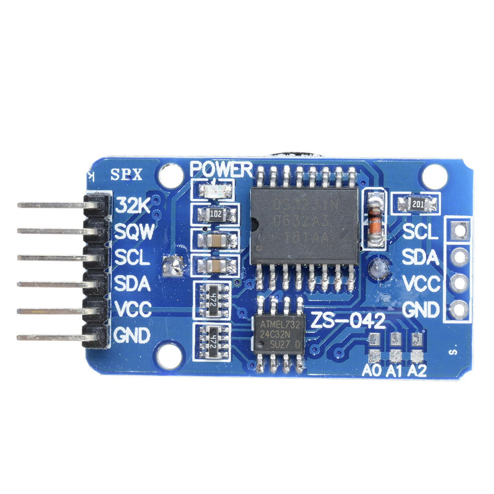 Ds3231 at24 c 32 iic precision rtc realtidsklocka minnesmodul programmerbar fyrkantvåg utgång 3.3-5.5v utan batteri