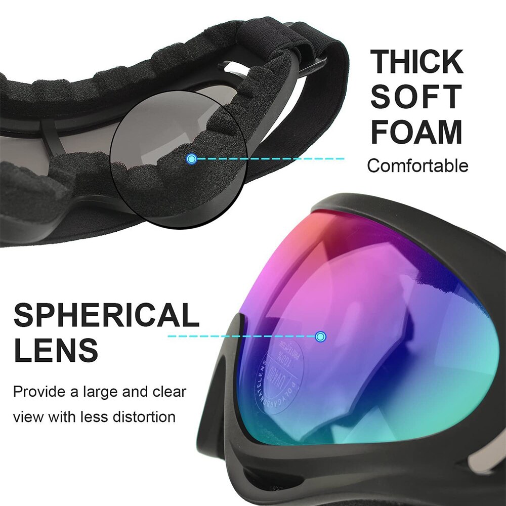 Ski snowboard bril  uv400 bescherming anti-condens wintersportbril motorbril berg skiën mannen vrouwen masker bril