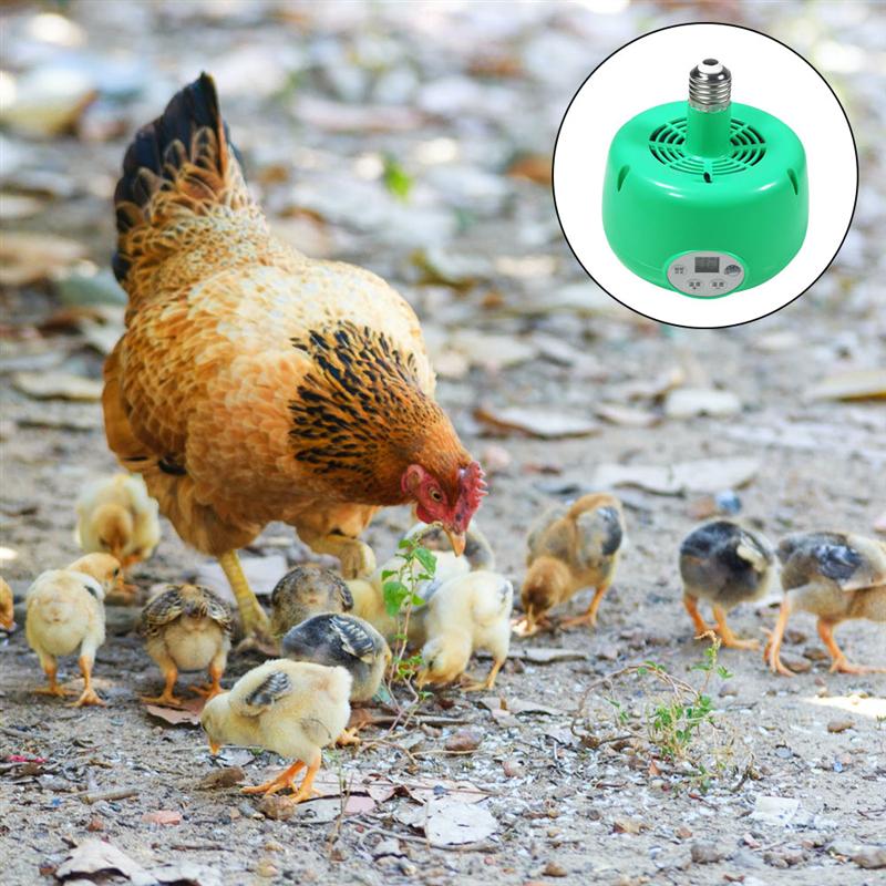 Heating Lamp Farm Animal Breeding Heat Emitter For Chicken Piglet Dog Pet Thermostatic Temperature Controller Heater