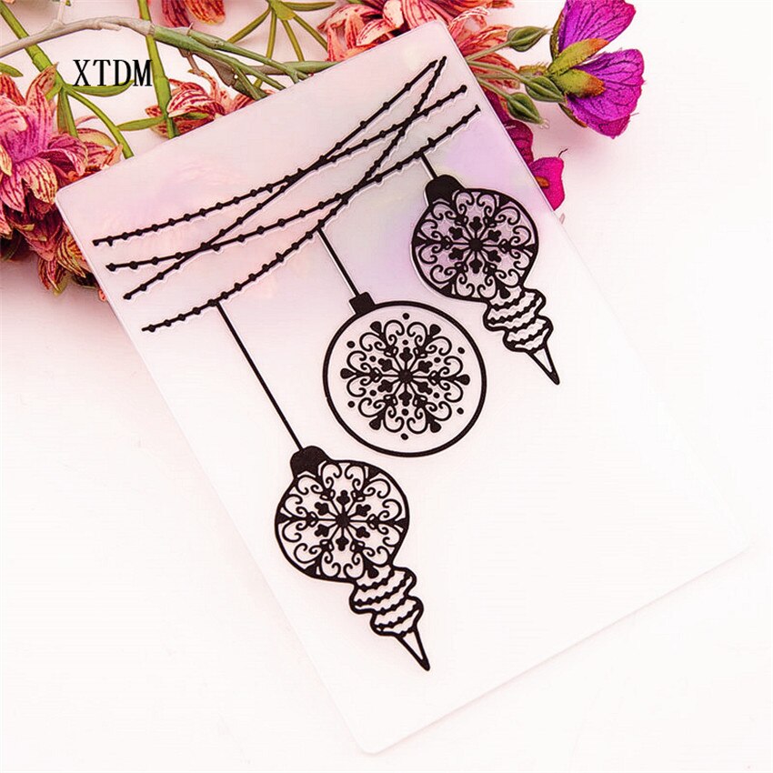 Easter plastic Lantern template craft card making paper card album wedding decoration Embossing folders