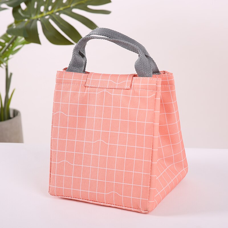 Qqd Flamingo Lunch Tas Voor Vrouwen Geïsoleerde Koeltas Opvouwbare Thermische Ontbijt Eten Pack Picknick Reizen Lunchbox: TA02-1-04