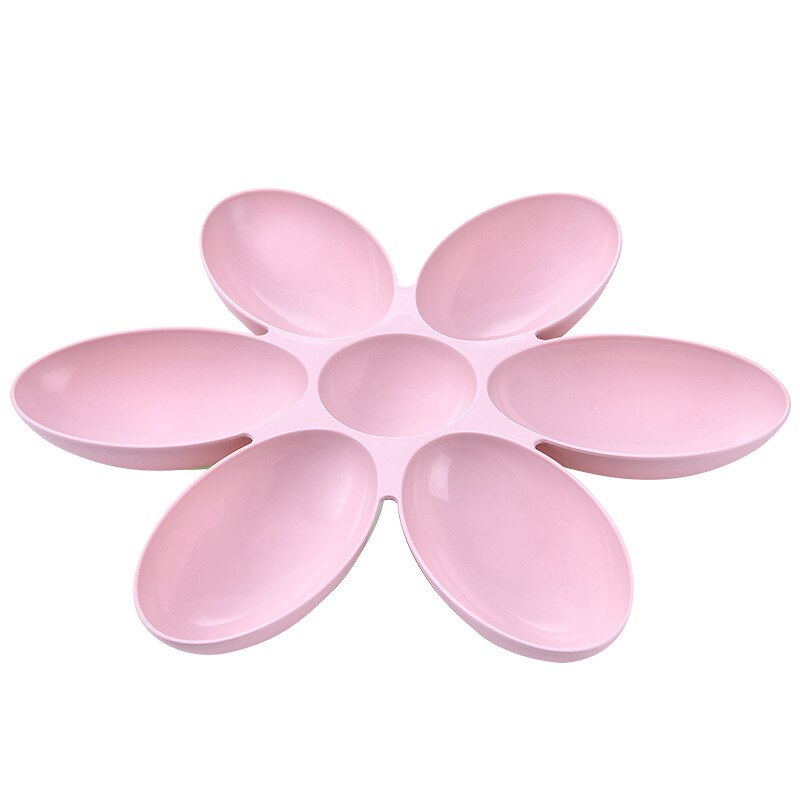 Meerkleurige kattenbakken met bloemen, voerbakken voor puppy's, voerbakken voor kittens, hondenvoerbakken, dierenbenodigdheden: Roze