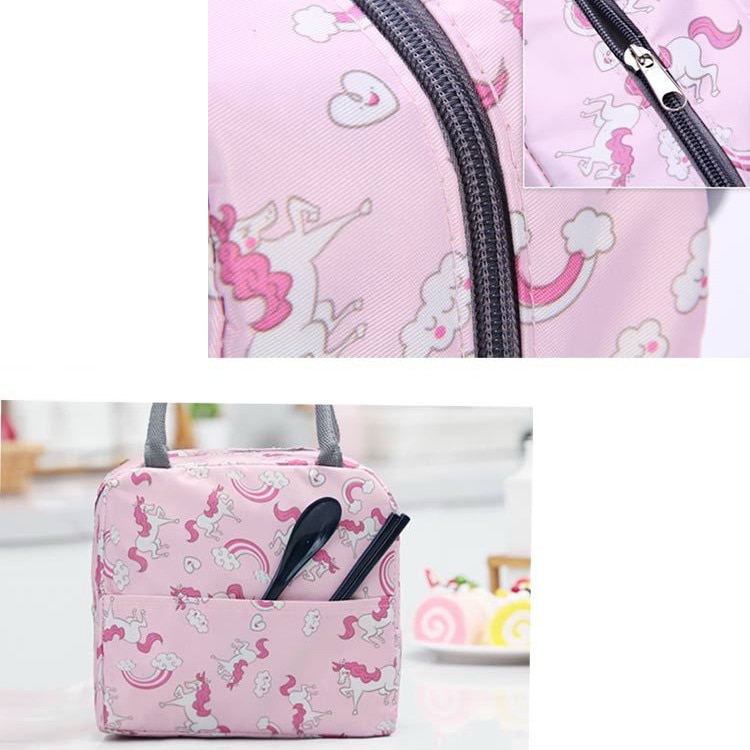 1 pièces frais isolation balles froides thermique Oxford sacs à déjeuner étanche pratique loisirs sacs mignon Flamingo licorne sac fourre-tout