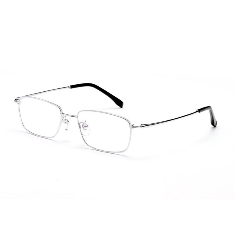 Pure Titanium Frame Glasses Full Rim Eye Glasses Nearsighted Eyeglasses and Reading Glasses Unisex Rectangle Spectacles