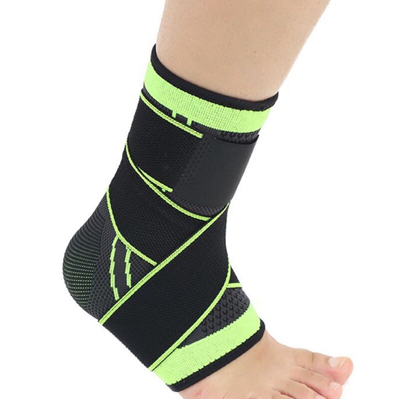 1pc 3d pressurizado bandagem tornozelo suporte de pulso esportes ginásio badminton tornozelo cinta protetor de pé mangas cinto elástico