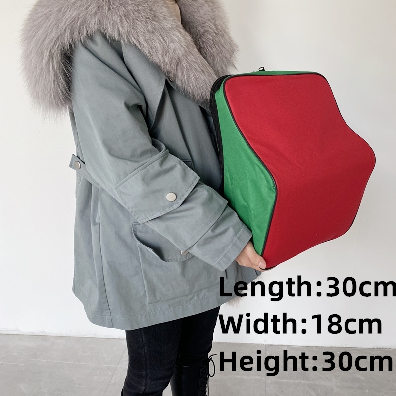 Blazefine Akkordeon Tasche 120 / 96 / 60 / 8 Bass Akkordeon Universal- Original Rucksack Licht Schulter Stil: Rucksack(rot)