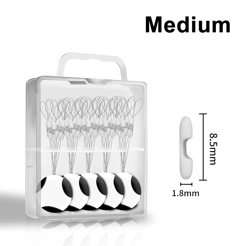 40 sztuk podwójne haczyki stycznik urządzenie Subline anty-uzwojenia bifurkacja separator rozdzielacz przestrzeń fasola żyłka obrotowe wiązanie zbyt: biały