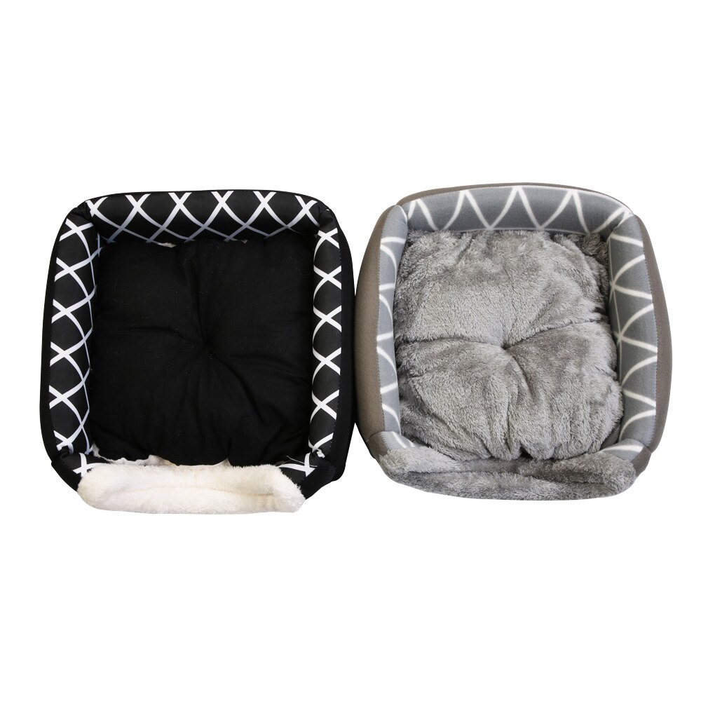 Cama para perros, gatos, cama blanda cama perrera casa cueva cama de saco para dormir Pad tienda mascotas invierno cálido y acogedor camas gato tienda sofá cama