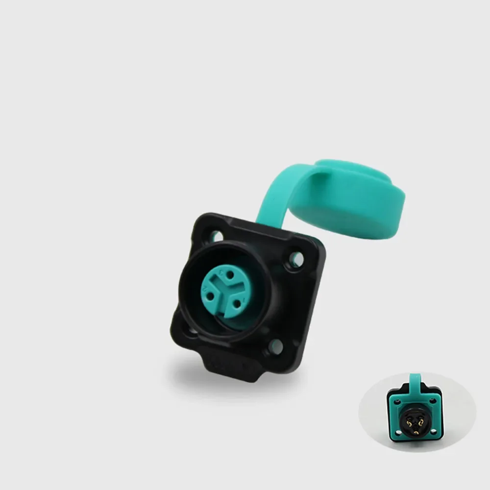 KWAY K12 Male Plug Female Socket IP68 Bulkhead M12 2 3 4 5 6 7 8 Pin Waterproof Electrical Connector Energy Scooter Charger