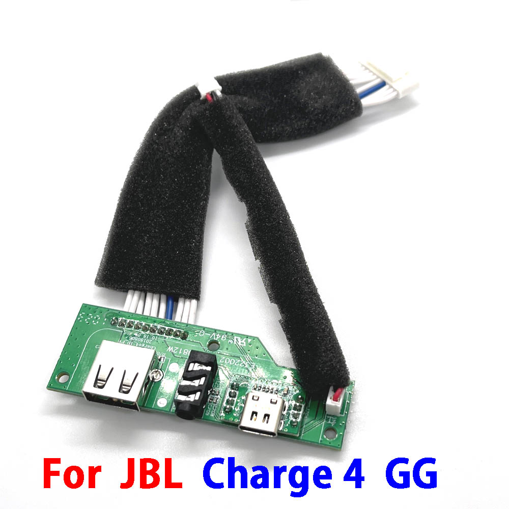 1Pc Charging Port Board For JBL Charge 4 Version GG Speaker Accessory USB Charge Socket Jack Power Motherboard Connector Repair: Dark Grey / 5-9Pcs