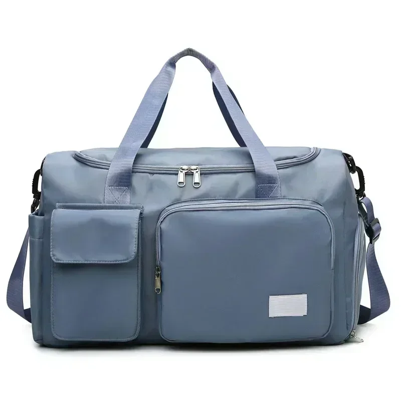 Handbagage reistas Sporttas met grote capaciteit Weekender plunjezakken voor overnachting met schoenenvak Sport-fitnesstassen voor dames: plum