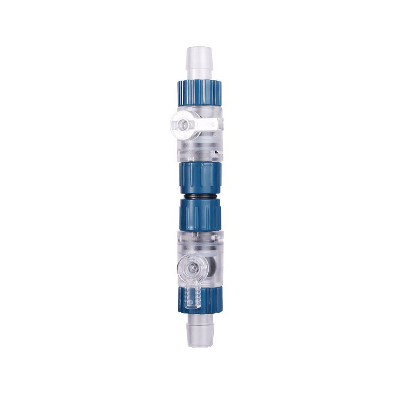 Tuyau de Valve d'eau de filtre d'aquarium 12/16mm, contrôle du débit, Double robinet, connecteur à dégagement rapide, filtre d'aquarium, accessoires de remplacement